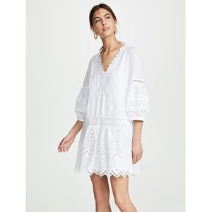 Club Monaco Torynt Eyelet White Dress 